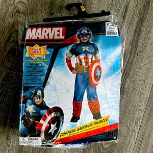 Child’s S captain America muscle costume